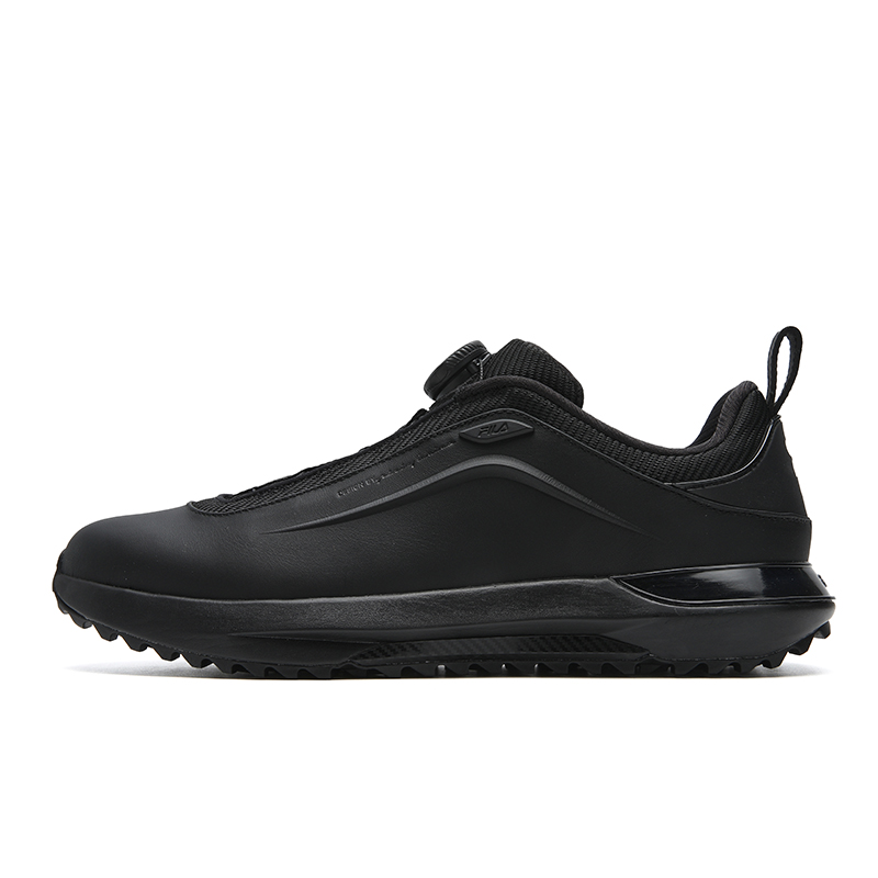 FILA Cushioning Abrasion Resistant Coverage Support Low top Golf Shoes Men's Galloping Horse Black