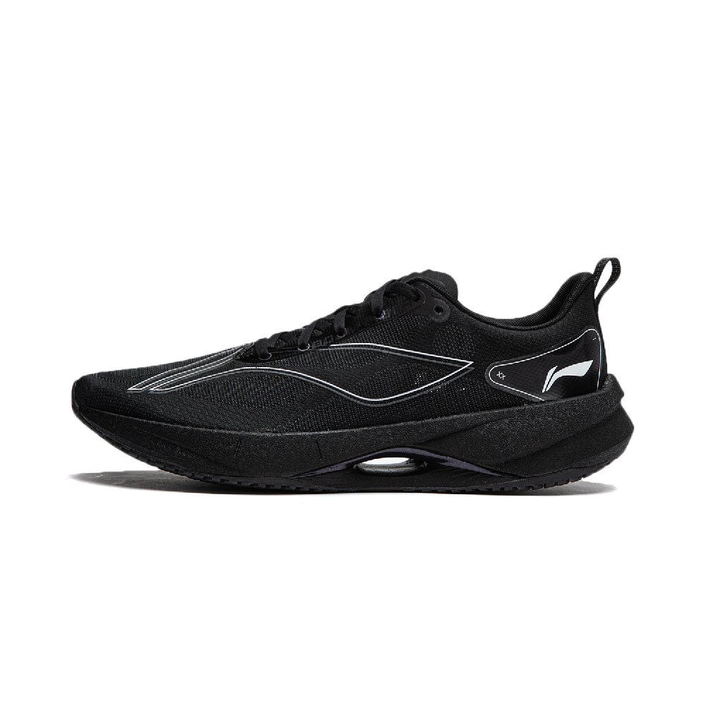 LiNing Super Light 21 Slip Resistant, Abrasion Resistant, Breathable Low top Casual Running Shoes Men's Black