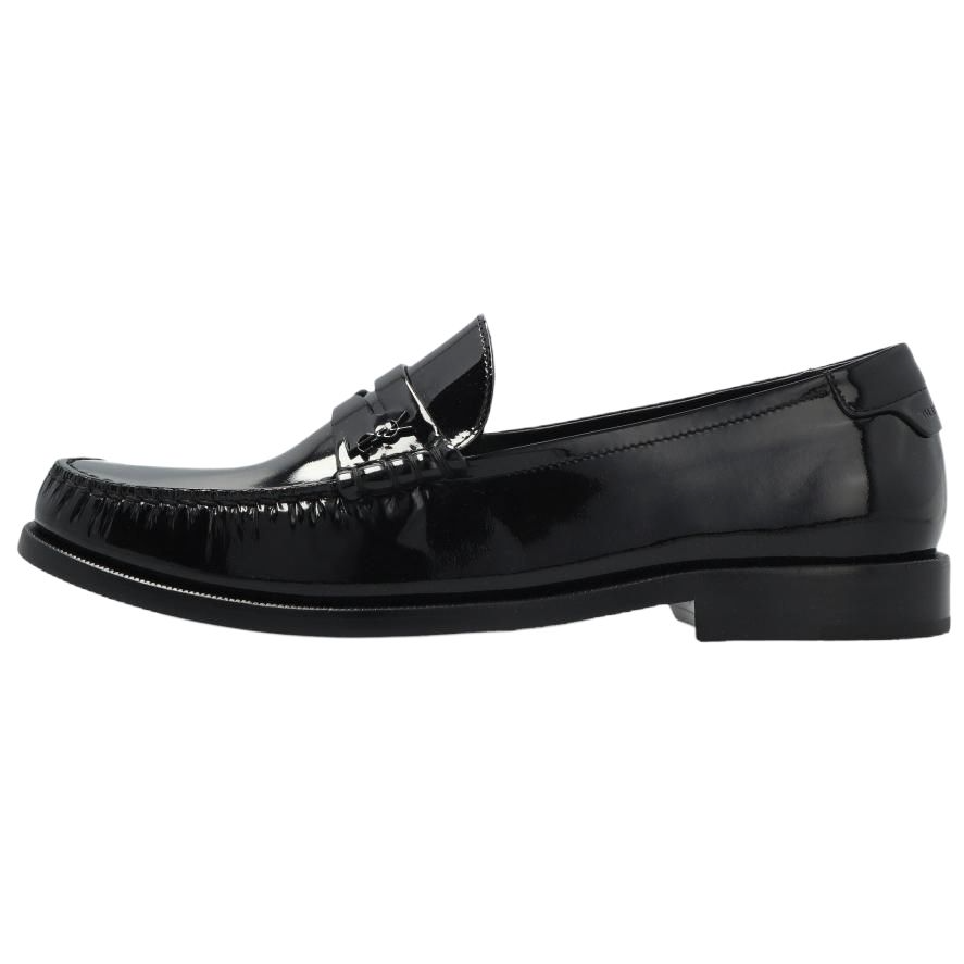 SAINT LAURENT Penny Loafers Women's Black