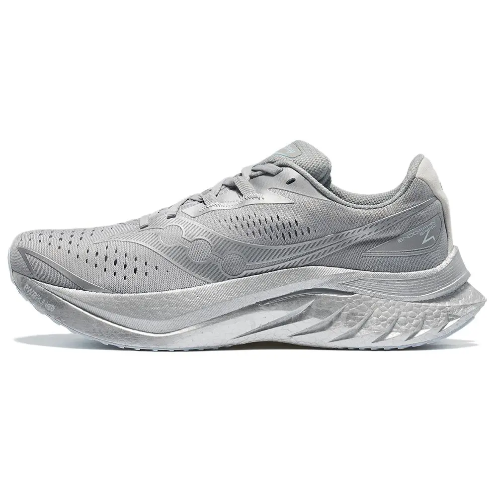 Saucony Endorphin Speed Brown 4 Cushioning Abrasion Resistant Breathable Low top Casual Running Shoes Unisex Gray