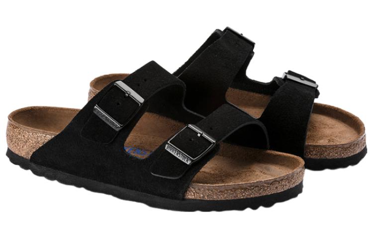 Birkenstock Arizona Soft Footbed Suede 'Black' купить в интернет-магазине Yoocart с быстрой доставкой по России.