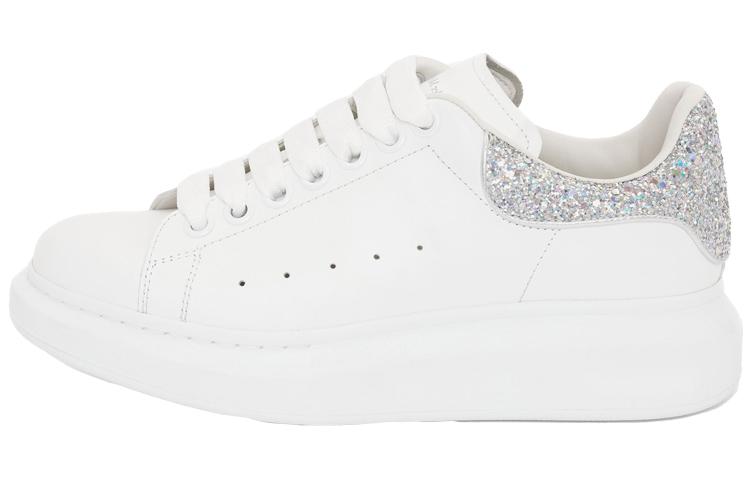 Alexander McQueen Oversized Sneaker 'White Holo Silver' Women's