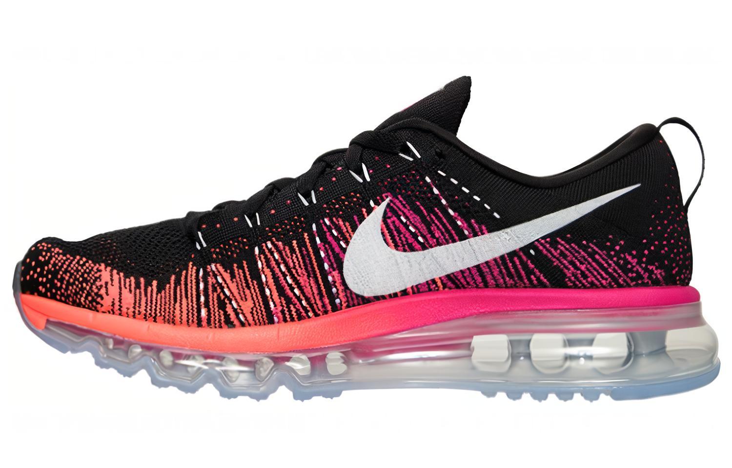 Nike Flyknit Max BLACK/WHITE PNK FOIL H Women's
