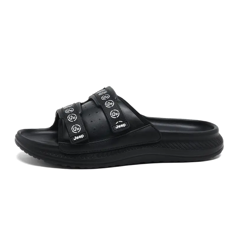 Jeep Slide Slippers Men's Black/Brown