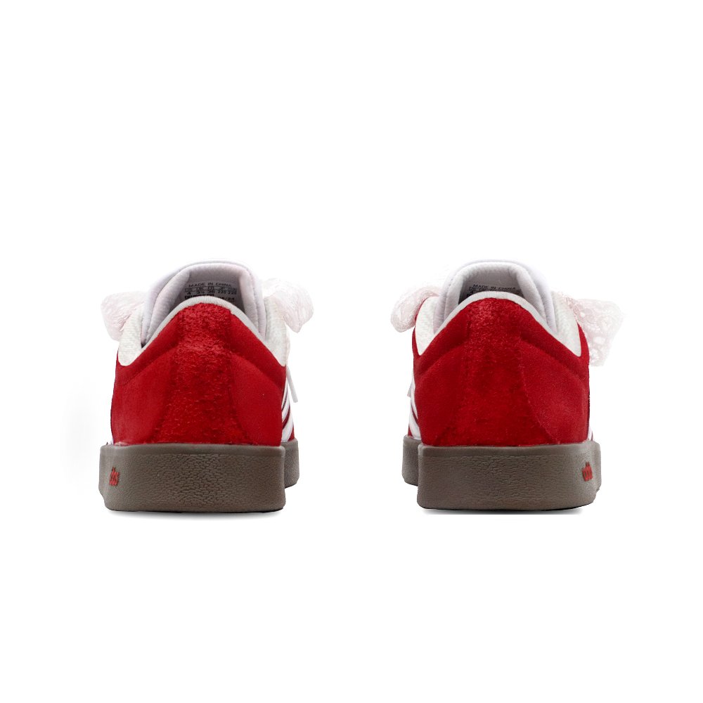Adidas Neo VL Court 2.0 Skateboard Shoes Unisex Low Top Red