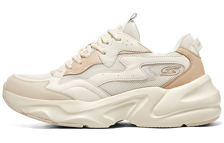 Skechers D'lites 1.0 Sneakers 'White Khaki'