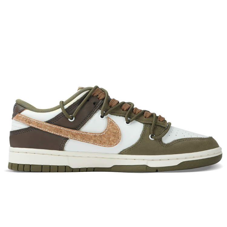 Nike Dunk Anti-Slip Wear-Resistant Low-Top Casual Shoes Unisex White Green купить в интернет-магазине Yoocart с быстрой доставкой по России.