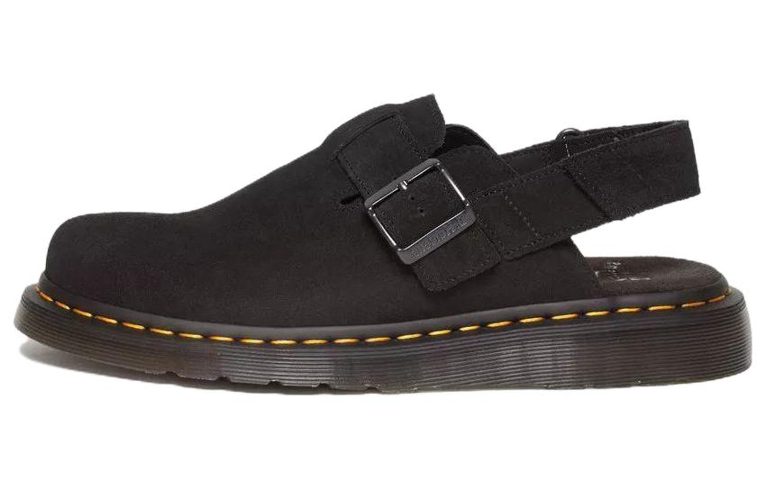 Dr.Martens Jorge Ii Suede Slingback Mules 'Black'