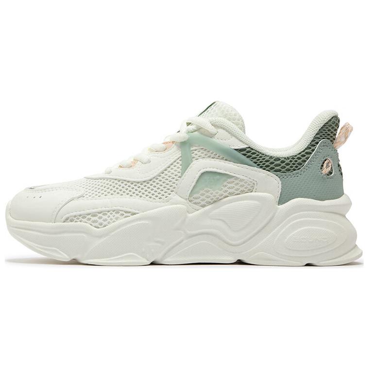361° Wear-Resistant Low-Top Casual Shoes Women's White Green