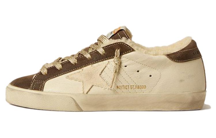 Golden Goose Low-Top Skateboard Shoes Women's Beige