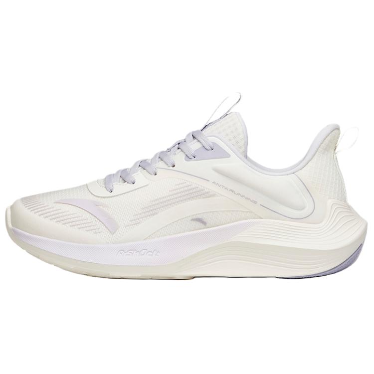 Anta Stinger 2 Cushioning And Breathable Low Top Sprint Running Shoes Women's White Purple