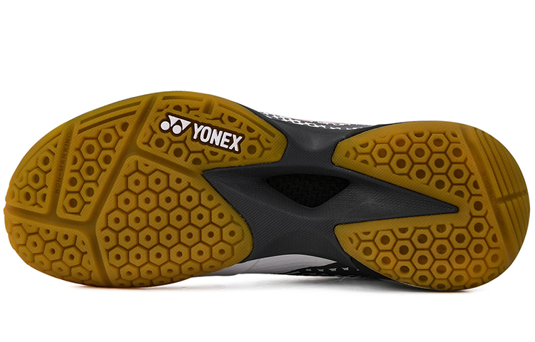 YONEX Badminton Shoes Women's Low-Top White Orange