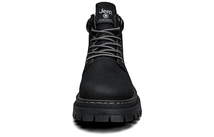 Jeep Vintage Classic Large Yellow Boots Black Warrior Short Martin Boot Men's Black купить в интернет-магазине Yoocart с быстрой доставкой по России.