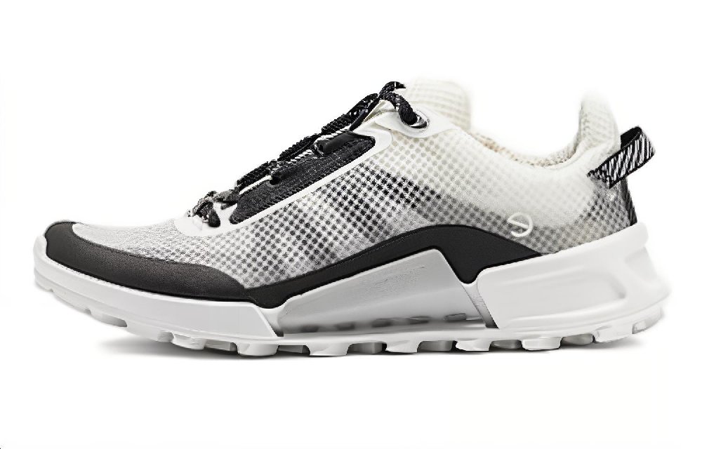 Ecco Slip-Resistant Low-Top Casual Shoes Women's White