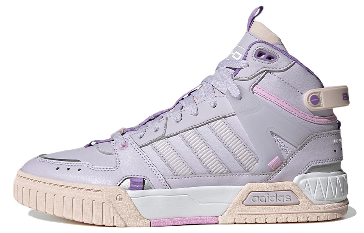 Adidas Neo D PAD Mid Tennis Shoes 'Silver Dawn' Women's