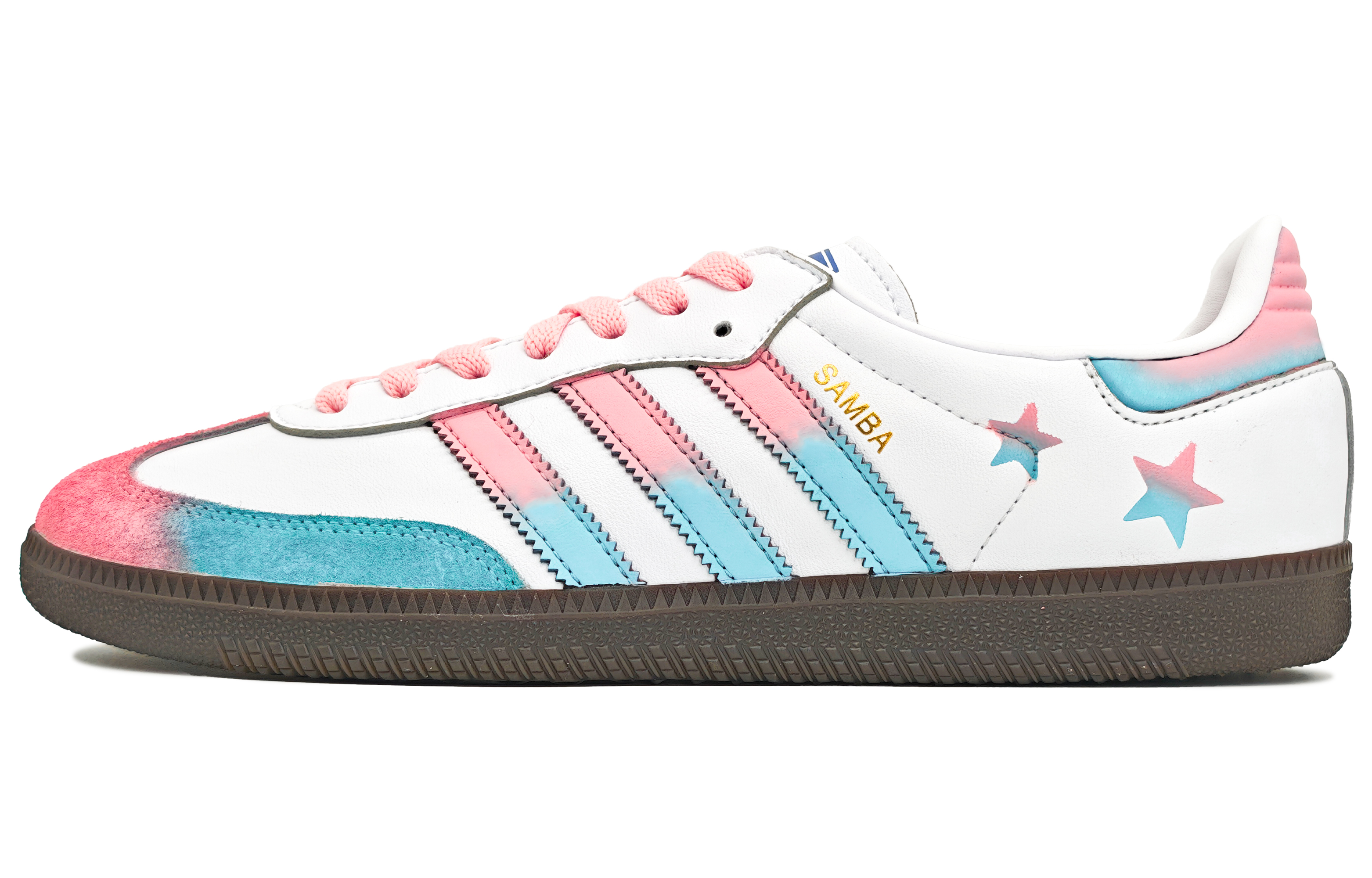 Adidas Originals SAMBA OG Low top German Army Trainers Unisex Pink Blue купить в интернет-магазине Yoocart с быстрой доставкой по России.