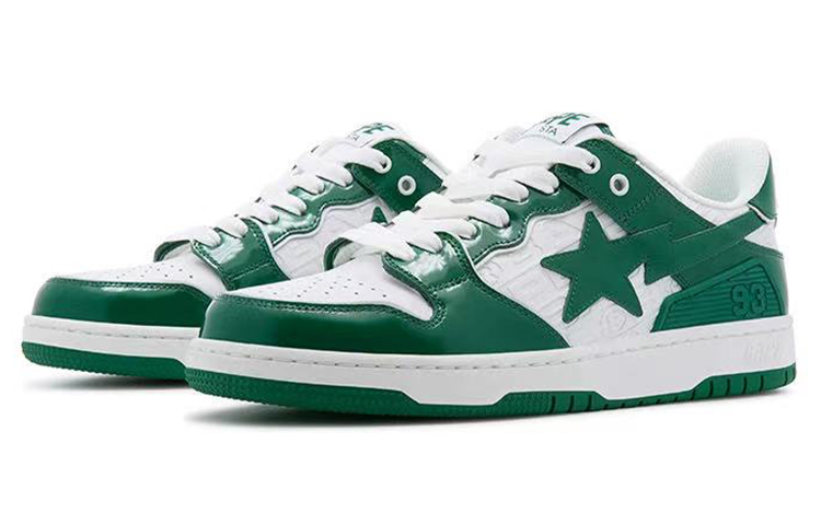 BAPE A BATHING APE Bape SK8 Sta Red White Patent купить в интернет-магазине Yoocart с быстрой доставкой по России.