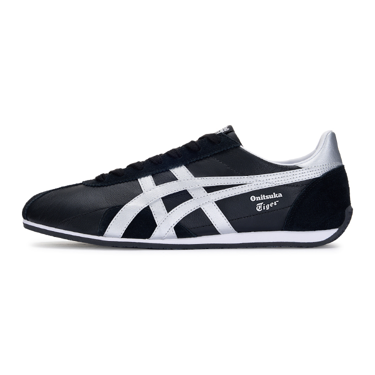 Onitsuka Tiger Runspark Anti Slip Wear Resistant Low Top Casual Shoes Unisex Black Silver купить в интернет-магазине Yoocart с быстрой доставкой по России.