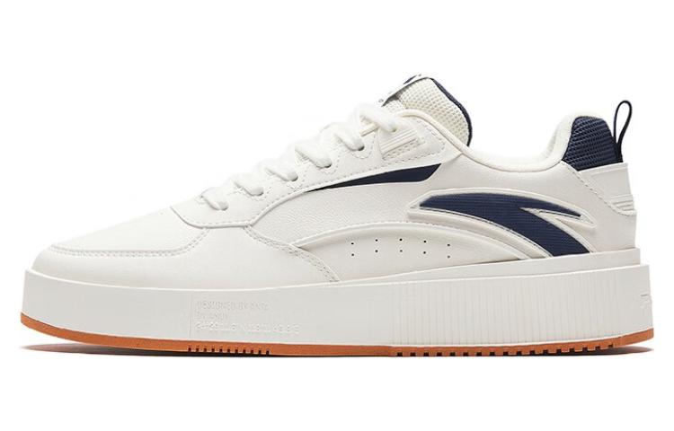 Anta Milk Lid 2 Anti-Slip Wear-Resistant Low-Top Skateboard Shoes Men's White Blue