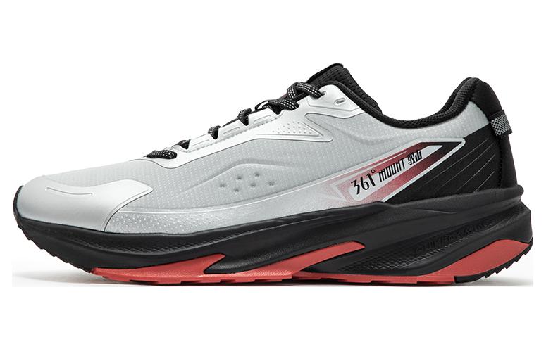 361° Cushioning, Abrasion Resistant, And Waterproof Low Top Training Running Shoes Men's Silver Black