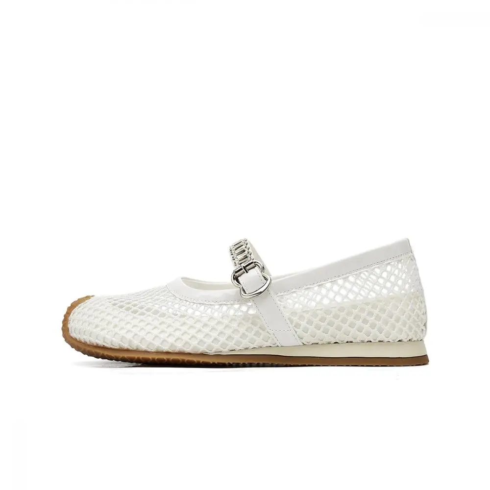 EBLAN Mary Jane Shoes Women's White