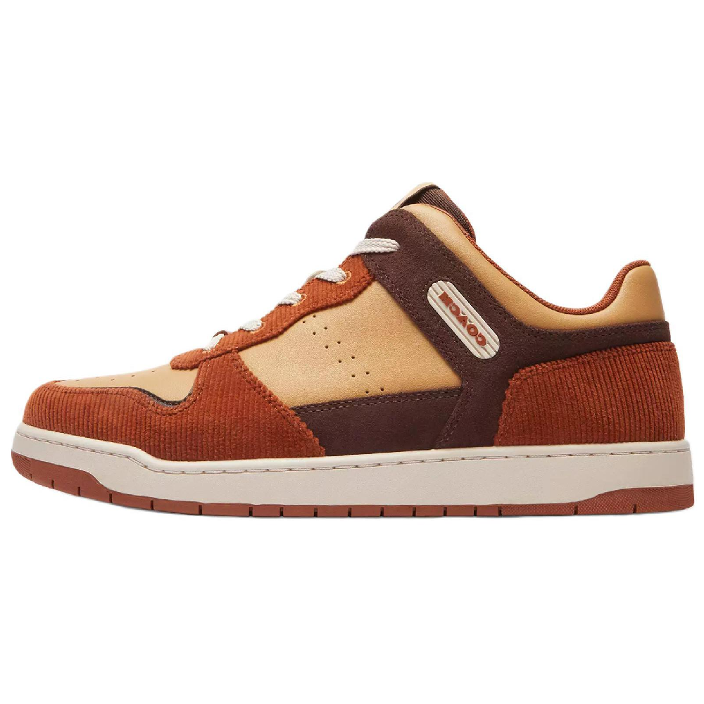 COACH C201 Low-Top Skateboard Shoes Women's Red