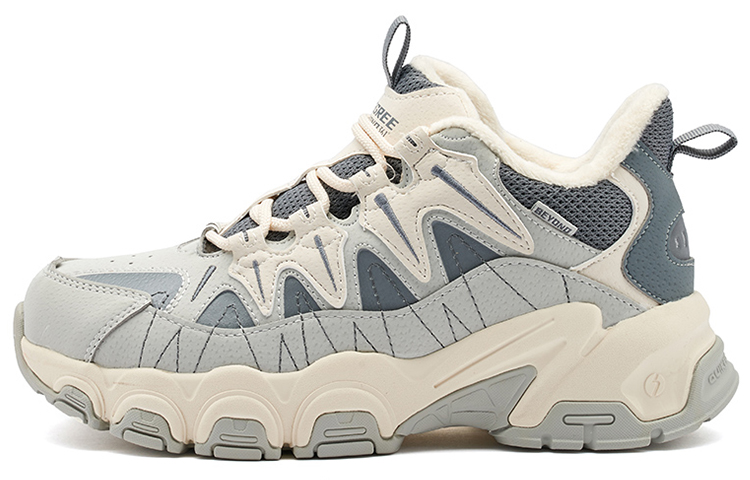 361° Babirusa Mid-Top Winter Padded Chunky Sneakers Women's Cosmic Gray