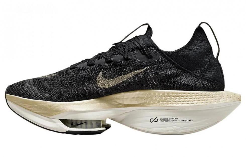 Nike Air Zoom Alphafly Next% 2 Black Metallic Gold Grain