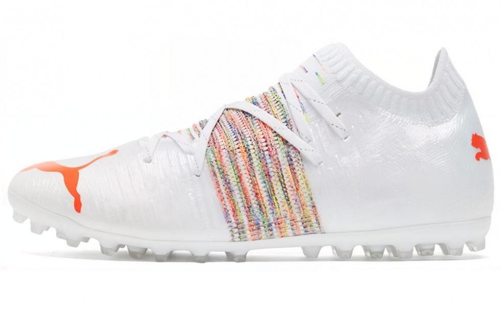PUMA Future Z 1.1 Mg Soccer Cleats White/Orange