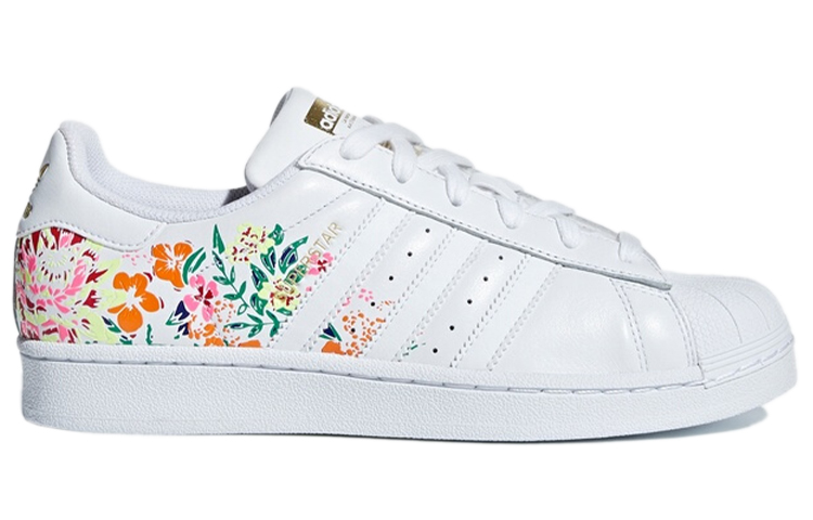 Adidas Originals Superstar Floral Gold Metallic Women's