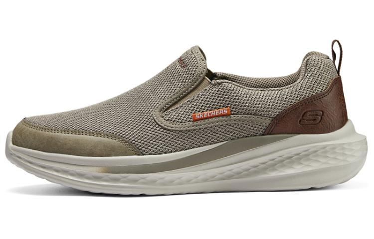 Skechers Cushioned Wear-Resistant Full-Coverage Lightweight Low-Top Casual Shoes Men's Brown