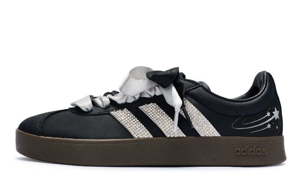 Adidas Neo Vl Court 811 Manufacture Starry Night Galaxy Low-Top Skateboard Shoes Unisex Black Silver