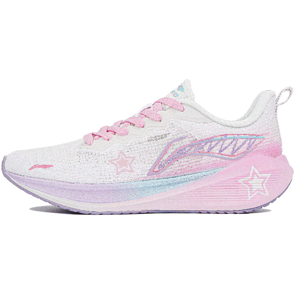 LiNing WuShi Lite Low-Top Running Shoes Women's Pink White