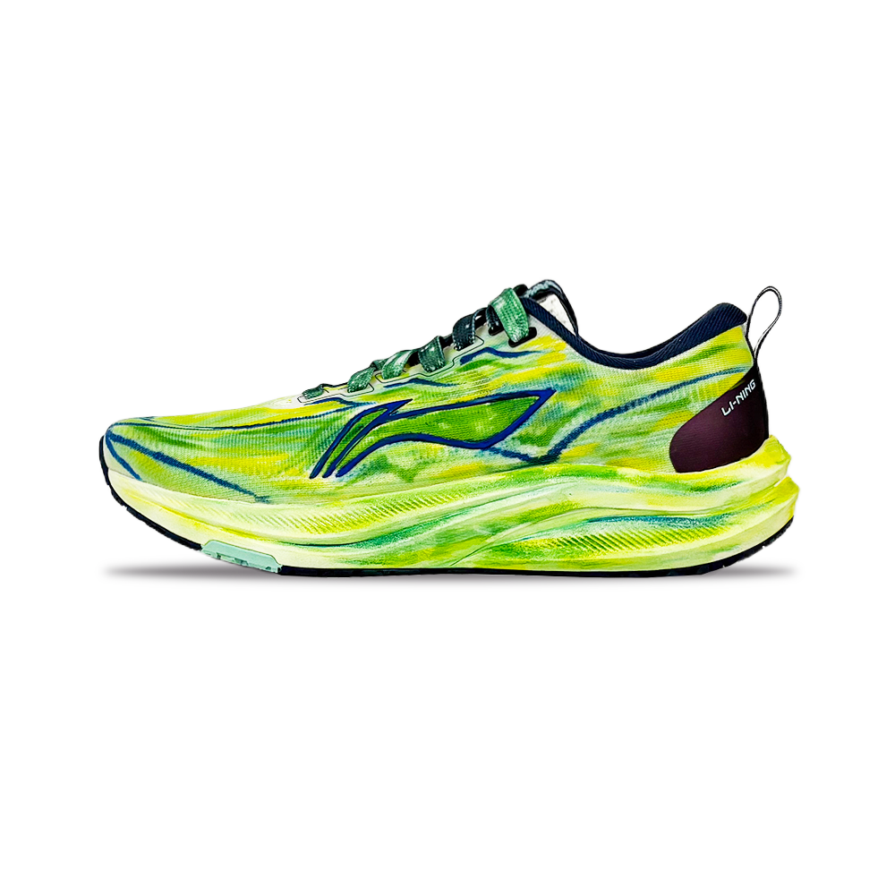 LINING Red Hare 8 Running Shoes Men's Low top Blue/Green