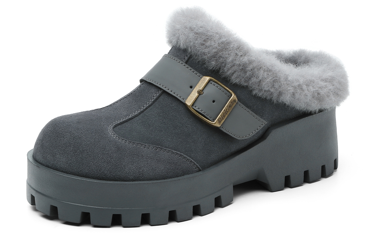 Dickies Rubber Sole Quiet Abrasion-Resistant Slip-Resistant Antibacterial Massage Wrap-toe Slippers Women's Gray купить в интернет-магазине Yoocart с быстрой доставкой по России.