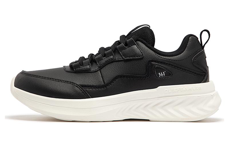 361° Durable Breathable Low-Top Running Shoes Women's Black White