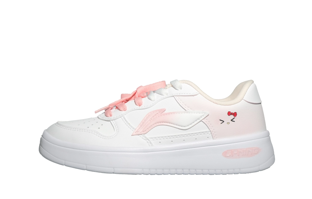 LiNing Pontoon Boats Cushioning Coverage Low top Skateboard Shoes Women's White