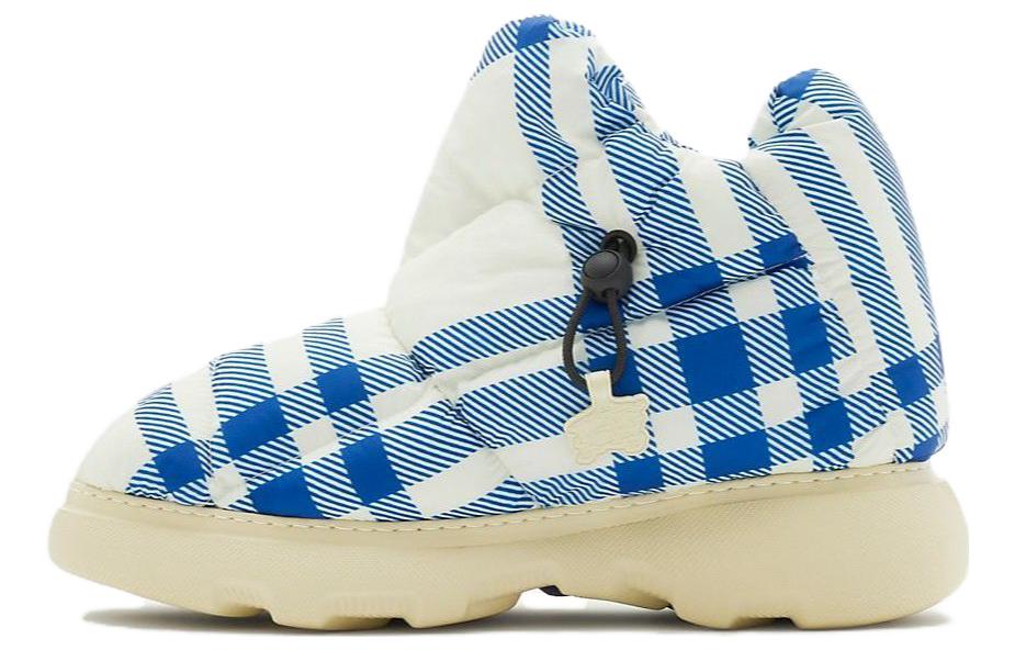 Burberry Checked Drawstring Padded Boots