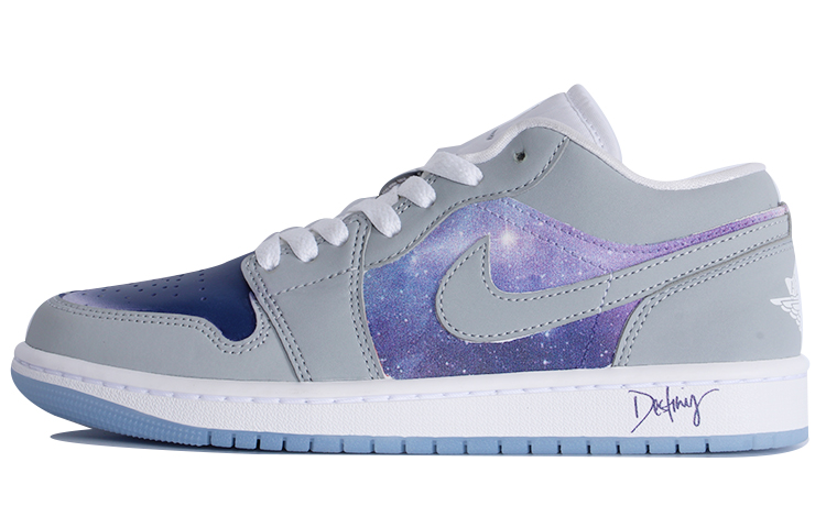 Jordan Air Jordan 1 Vintage Basketball Shoes Women's Low Top Gray/White