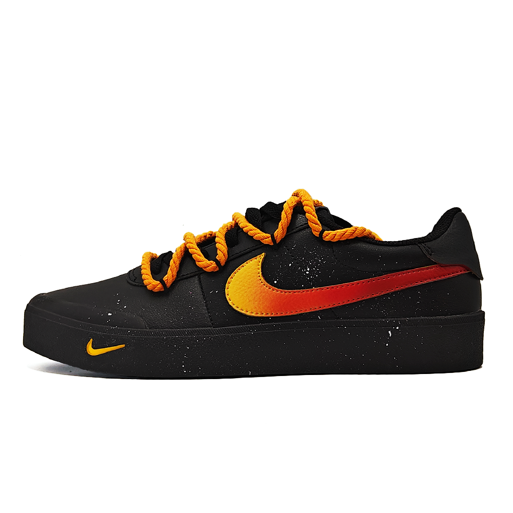 Nike Court Shot Bamboo Whisper Lightweight Low Top Skateboard Shoes Unisex Orange