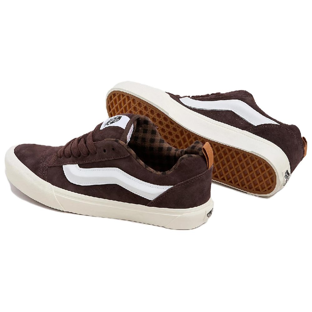 Vans Knu Skool Abrasion Resistant Low Top Skateboard Shoes Women's Brown
