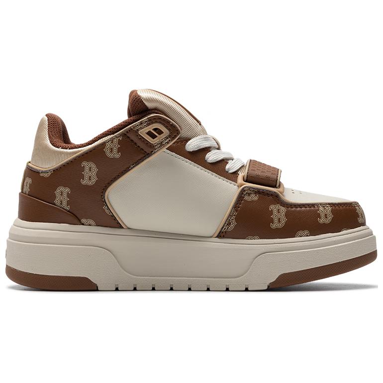 MLB Chunky Liner Slip-Resistant Cushioning Low-Top Skateboard Shoes Unisex Dark Brown