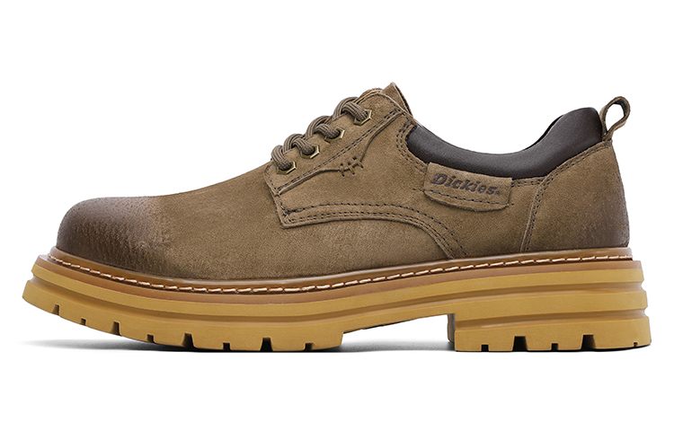 Dickies Work Boots Men Low-Top Yellow Brown/Camel