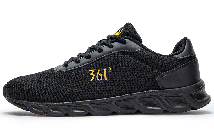 361° Lightweight Cushioning Low-Top Running Shoes Men's Raven