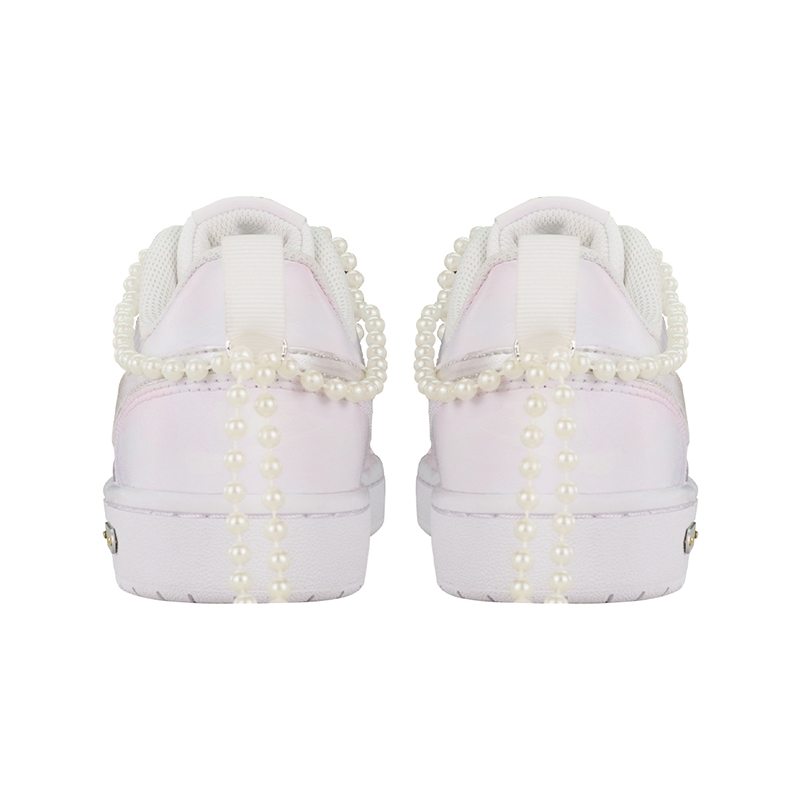 Nike Court Borough Anti Slip Wear Resistant Low Top Skateboard Shoes GS Pink White купить в интернет-магазине Yoocart с быстрой доставкой по России.