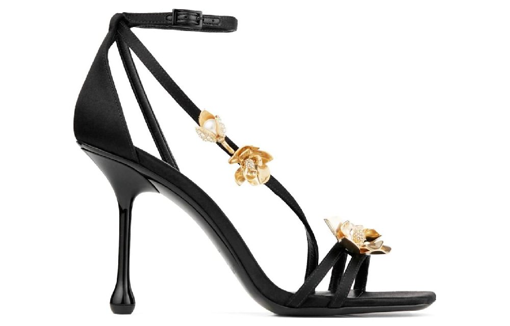 Jimmy Choo Zea 95mm Floral-appliquГ© Sandals