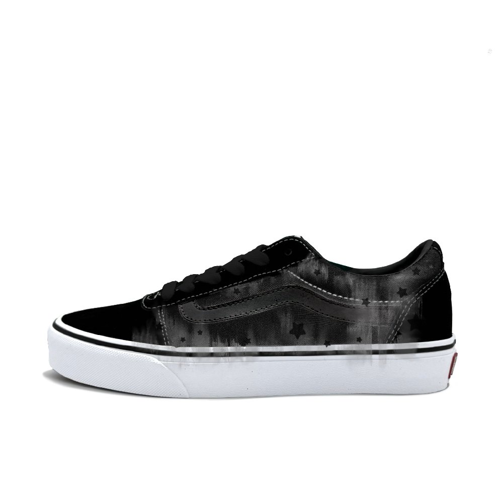 Vans Ward Abrasion Resistant Low Top Skateboard Shoes Men's Gray