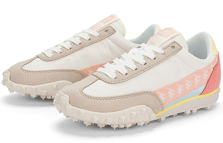 Kappa Low Top Casual Running Shoes Women's White Khaki Brown Pink Blue Yellow купить в интернет-магазине Yoocart с быстрой доставкой по России.