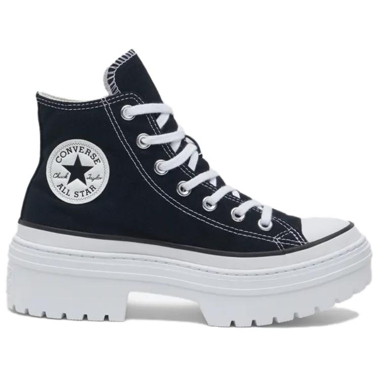 Converse Women's Chuck Taylor All Star Lugged Heel Platform High 'Black White' Women's