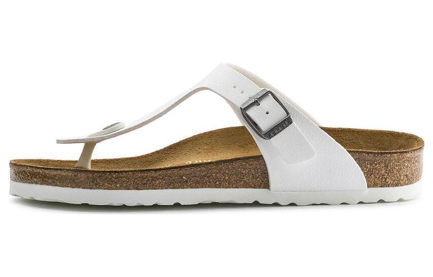 Birkenstock Gizeh Birko Flor White